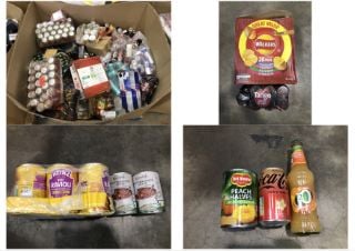 PALLET OF ASSORTED FOOD AND DRINKS TO INCLUDE TANGO CHERRY MULTI PACK SOME ITEMS MAY BE PAST BBD: LOCATION - MIDDLE FLOOR(COLLECTION OR OPTIONAL DELIVERY AVAILABLE)