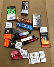 QUANTITY OF ASSORTED VAPES TO INCLUDE VAPORESSO XROS 4 MINI RRP £105 ID MAY BE REQUIRED - COLLECTION ONLY - LOCATION RIGHT RACK