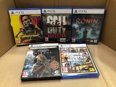 QUANTITY OF ASSORTED PS5 GAMES TO INCLUDE CALL OF DUTY VANGUARD ID MAY BE REQUIRED - COLLECTION ONLY - LOCATION RIGHT RACK