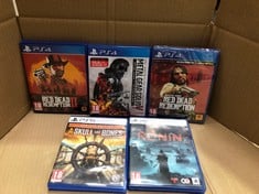 QUANTITY OF ASSORTED PLAYSTATION GAMES TO INCLUDE RONIN PS5 EDITION ID MAY BE REQUIRED - COLLECTION ONLY - LOCATION RIGHT RACK