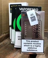 QUANTITY OF ASSORTED VAPES TO INCLUDE ASPIRE GOTEK PRO RRP £135 ID MAY BE REQUIRED - COLLECTION ONLY - LOCATION RIGHT RACK