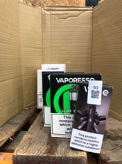 QUANTITY OF ASSORTED VAPES TO INCLUDE ASPIRE FLEXUS RRP £135 ID MAY BE REQUIRED - COLLECTION ONLY - LOCATION RIGHT RACK