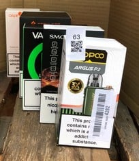 QUANTITY OF ASSOERTED VOOPOO DRAG X RRP £135 ID MAY BE REQUIRED - COLLECTION ONLY - LOCATION RIGHT RACK