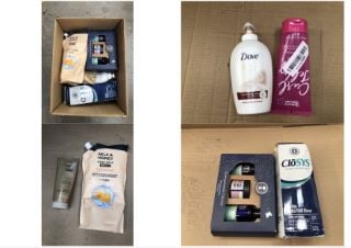 QUANTITY OF ASSORTED BEAUTY ITEMS TO INCLUDE DOVE HAND CREAM - COLLECTION ONLY - LOCATION RIGHT RACK