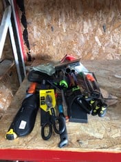 QUANTITY OF ASSORTED SHARP TOOLS TO INCLUDE STANLEY 250MM SNIPS ID MAY BE REQUIRED - COLLECTION ONLY - LOCATION RIGHT RACK