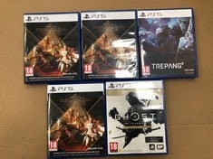 QUANTITY OF ASSORTED PS5 GAMES TO INCLUDE GHOST OF TSUSHIMA ID MAY BE REQUIRED - COLLECTION ONLY - LOCATION RIGHT RACK