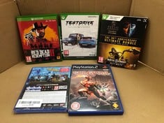 QUANTITY OF ASSORTED GAMES TO INCLUDE MORTAL COMBAT ULTIMATE XBOX EDITION ID MAY BE REQUIRED - COLLECTION ONLY - LOCATION RIGHT RACK