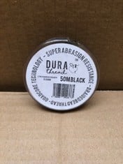 24 X DURATHREAD 50M BLACK THREAD: LOCATION - B RACK