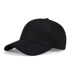 QUANTITY OF OHNK BIG HEAD HAT TACTICAL SHOOTING SPORTS FISHING BASEBALL CAP OUTDOOR HUNTING JUNGLE HATS FOR LARGE HEADS, PURE VERSION CAP BLACK, PLUS 23.2-25.6 INCHES (59-65CM) - TOTAL RRP £576: LOCA