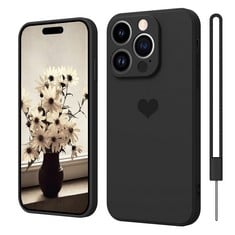 QUANTITY OF SUPVIC IPHONE 15 PRO CASE HEART DESIGN, PHONE CASE IPHONE 15 PRO ULTRA THIN WITH MICROFIBER LINING, SCRATCH-RESISTANT ALL-ROUND PROTECTION CASE, SHOCKPROOF CASE FOR IPHONE 15 PRO COOL GRA