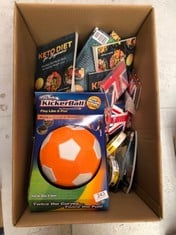 QUANTITY OF ASSORTED ITEMS TO INCLUDE STAY ACTIVE KICKER BALL: LOCATION - B RACK