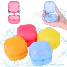 21 X REUSABLE WATER BALLOONS FOR KIDS ADULTS, SILICA GEL WATER BALL, QUICK FILL, IMPACT OPEN, SUMMER SPLASH PARTY EASY QUICK FUN OUTDOOR BACKYARD FOR SWIMMING POOL 6 PCS - TOTAL RRP £262:: LOCATION -