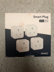 6 X SMART PLUG REMOTE VOICE CONTROL GNCC,SMART SOCKET WITH WIRELESS WORKS WITH ALEXA AND GOOGLE HOME, COMPATIBLE WITH SMART LIFE APP TIMER PLUG WITHOUT ENERGY MONITORING, 2.4GHZ ONLY, 13A 3120W, 4 PA