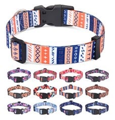 48 X HDMI DOG COLLAR FOR SMALL DOGS, SOFT COMFY PET COLLAR FOR SMALL MEDIUM LARGE DOGS, GEOMETRY PATTERN FOR BOY GIRL PUPPY DOGS(SYMBOL,S) - TOTAL RRP £265: LOCATION - A RACK