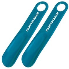 QUANTITY OF HAPPYSTREAM PLASTIC SHOE HORN. SMALL SHOE HORN. DURABLE SHOE HORNS SHOE SPOON FOR MEN, WOMEN, ELDERLY, KIDS. (19CM-2PCS) - TOTAL RRP £481: LOCATION - D RACK