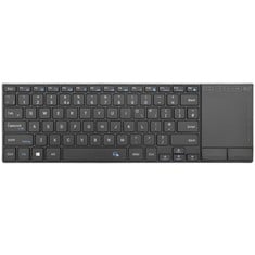 8 X RII WIRELESS KEYBOARD WITH TRACKPAD,BLUETOOTH KEYBOARD 2.4G WIRELESS KEYBOARD WITH TOUCHPAD,RECHARGEABLE STAINLESS STEEL ULTRA SLIM COMPATIBLE WITH PC, MAC, LAPTOP, WINDOWS, TABLET DUAL MODE (BT+