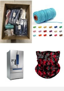 QUANTITY OF ASSORTED ITEMS TO INCLUDE GBRAND COTTON CORD, 2MM X 100 YARD, BLUE-1 FOR CRAFTS, GIFT WRAPPING: LOCATION - A RACK