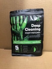 47 X DEEP CLEANING FOOT PATCHES: LOCATION - A RACK