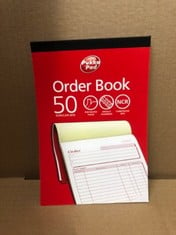 15 X PUKKA PAD ORDER BOOKS: LOCATION - A RACK