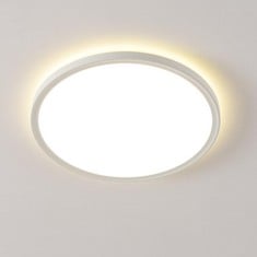 16 X ANZIO ULTRA THIN LED CEILING LIGHTS,18W FLUSH FITTING CEILING LIGHTS,126W CEILING LIGHT FITTINGS,KITCHEN LIGHTING CEILING LIGHTS,CEILING LIGHTS FOR BEDROOM,LED CEILING LAMP,4000K,1600LM,(293 * 2