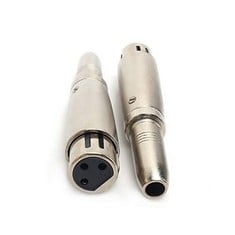 27 X SIYEAR PROFESSION 3 PIN XLR FEMALE TO 6.35MM FEMALE JACK SOCKET STEREO AUDIO MICROPHONE MIC ADAPTER CONVERTER CONNECTOR?XLR TO 6.35MM ADAPTER (2PACK) - TOTAL RRP £240: LOCATION - A RACK