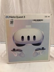 META QUEST 3 128GB V.R HEADSET: MODEL NO S3A (RRP-£409): LOCATION - A RACK