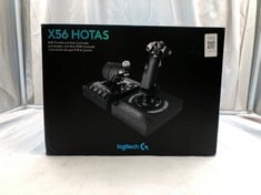 LOGITECH X56 HOTAS RGB THROTTLE AND STICK CONTROLLER 9RRP-£161): LOCATION - A RACK