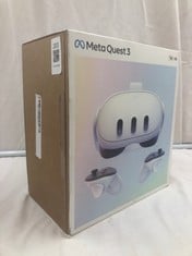 META QUEST 3 128GB V.R HEADSET: MODEL NO S3A (RRP-£409): LOCATION - A RACK