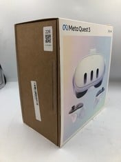 META QUEST 3 128GB V.R HEADSET: MODEL NO S3A (RRP - £409): LOCATION - A RACK