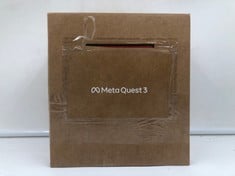 META QUEST 3 128GB VR HEADSET (RRP - £409): MODEL NO S3A:: LOCATION - A RACK