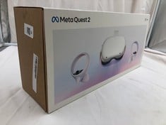 META QUEST 2 128GB V.R HEADSET: MODEL NO KW49CM : LOCATION - A RACK