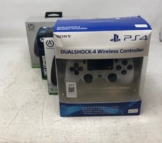 QUANTITY OF  ITEMS TO INCLUDE SONY PLAYSTATION DUALSHOCK 4 CONTROLLER - GLACIER WHITE: LOCATION - D RACK