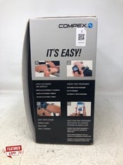 COMPEX SP 8.0 - WIRELESS MUSCLE STIMULATOR EMS, TENS - 4 INDEPENDENT CHANNELS, 999 INTENSITY LEVELS, 40 PROGRAMMES - COMPEX COACH APPLICATION COMPATIBLE - INTEGRATED MI SENSOR. (RRP £762): LOCATION -