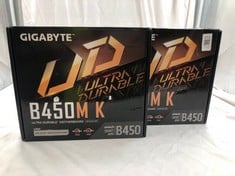 GIGABYTE B450M K MOTHERBOARD - SUPPORTS AMD SERIES 5000 CPUS, UP TO 3600MHZ DDR4 (OC), 1X PCIE 3.0 X4 M.2, GBE LAN, USB 3.2 GEN 1: LOCATION - E RACK