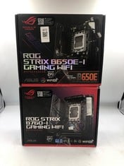 ASUS ROG STRIX B760-I GAMING WIFI MOTHERBOARD + ASUS ROG STRIX B650E GAMING WIFI MOTHERBOARD: LOCATION - E RACK