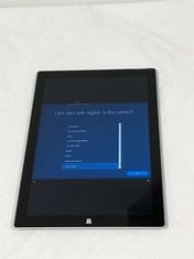 MICROSOFT SURFACE PRO 3 128GB LAPTOP.. INTEL CORE I5-4300U, 4GB RAM,: LOCATION - A RACK