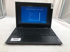 LENOVO 100E 2ND GEN 64GB LAPTOP: MODEL NO 81M8. INTEL CELERON N4120, 4GB RAM,: LOCATION - A RACK