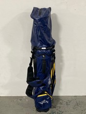 STROMBERG THE OPEN STAND BAG IN BLUE/YELLOW - RRP £169