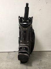 RIFE WATERPROOF GOLF CART BAG IN BLACK