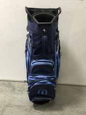 TOUR EDGE PU MATERIAL STAND BAG IN BLACK/BLUE