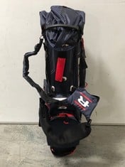 RIFE WATERPROOF GOLF BAG IN GREY/BLACK