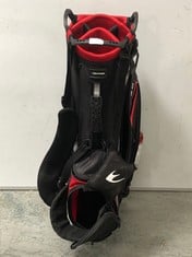 BENROSS PRO 5.0 GOLF CART BAG IN BLACK/RED - RRP £109