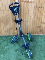 BENROSS PRO COMPACT PUSH GOLF TROLLEY GREY/GREEN - RRP £179