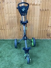 BENROSS PRO COMPACT PUSH GOLF TROLLEY GREY/GREEN - RRP £179