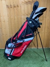 FAZER CTR25 GOLF PACKAGE SET FULL SET GRAPHITE/STEEL & GOLF STAND BAG- RRP £299