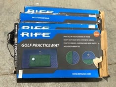 4 X RIFE GOLF PRACTICE MAT