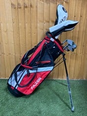 FAZER CTR 25 GOLF PACKAGE SET - 11-PIECE WITH BLACK & RED GOLF BAG RRP- £299