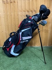 FAZER CTR 22 GOLF PACKAGE SET - 13-PIECE WITH BLACK & RED GOLF BAG RRP- £249