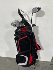 FAZER CTR 22 GOLF PACKAGE SET - 12 -PIECE WITH BLACK & RED GOLF BAG RRP- £249