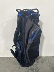 RIFE RF LITE GOLF BAG IN BLACK & BLUE